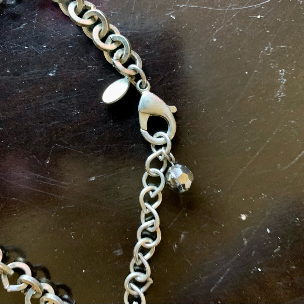 BEAUTIFUL SHADES OF TOPAZ NECKLACE & EARRINGS. MEASURES APPROX 20” L. STUNNING❤️ - Picture 6 of 7